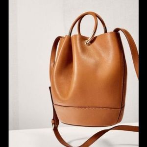 Massimo Dutti Limited edition brown Bucket bag
